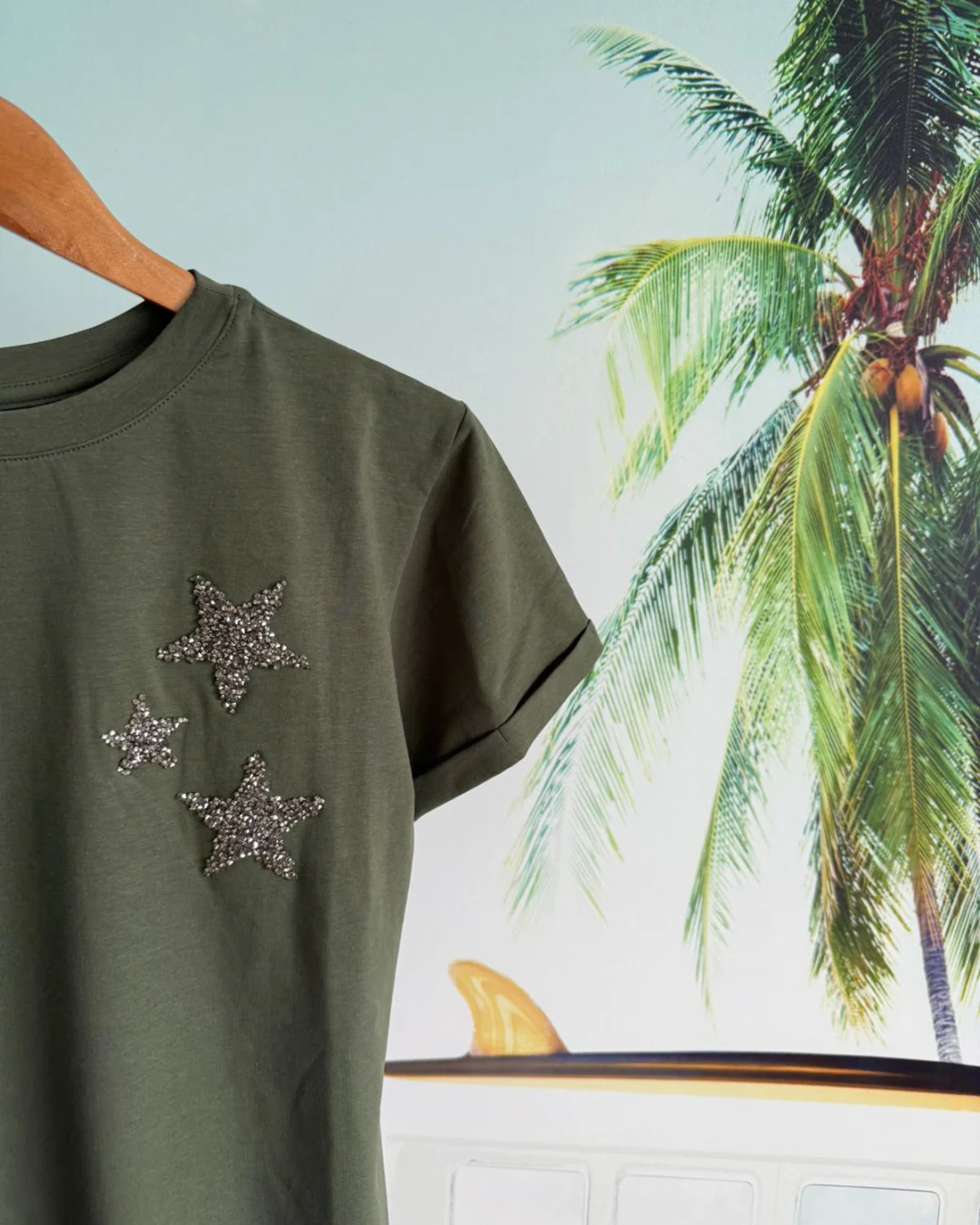 Playera Green Stars.