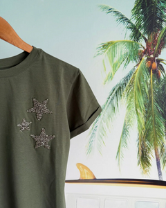 Playera Green Stars.