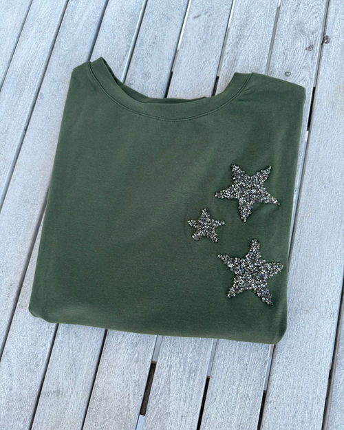 Playera Green Stars.