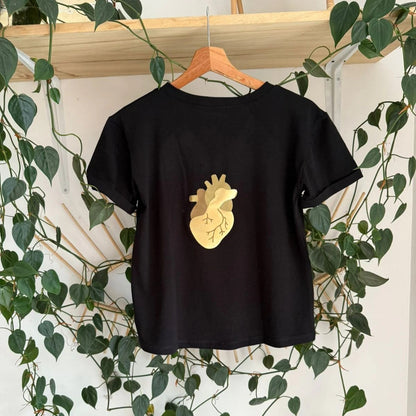 Playera Corazón Golden