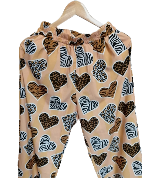 Pantalón Corazones Print