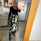 Falda Caballos ByN