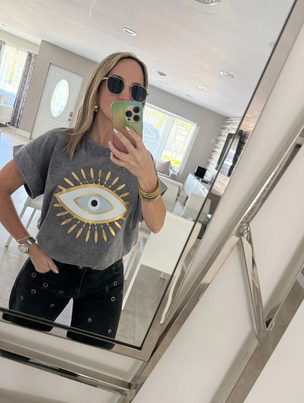 Playera Ojo Dorado