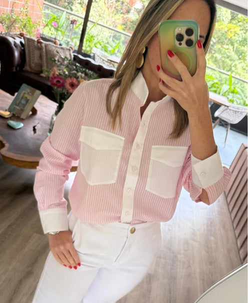 Camisa Mao Pink