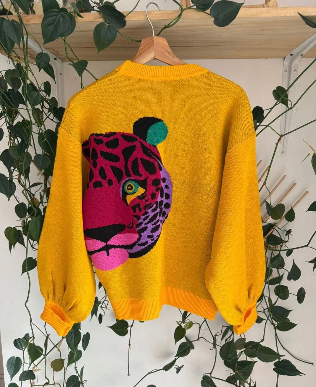 Sweater Leopardo amarillo