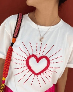 Playera Corazón Estallado