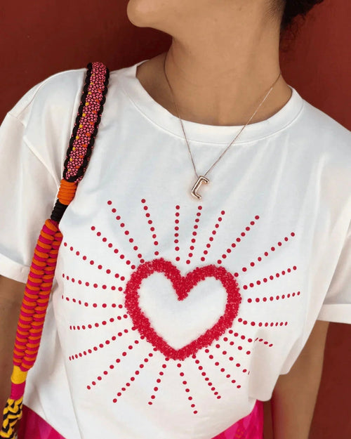 Playera Corazón Estallado