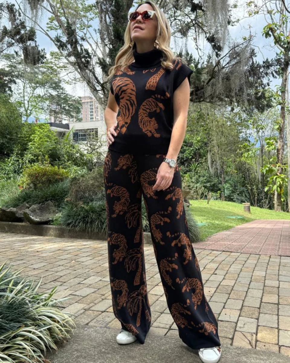 Set Tigre Top & Pantalón