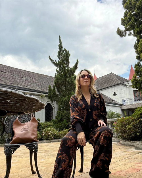 Set Tigre Negro Sweater Abierto
