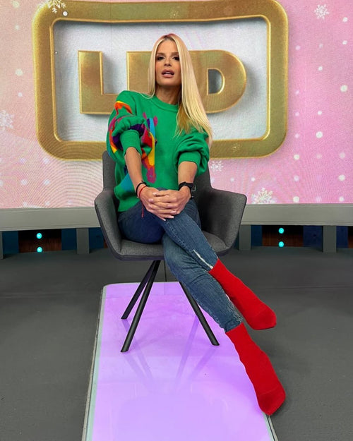 Sweater Caballos Verde