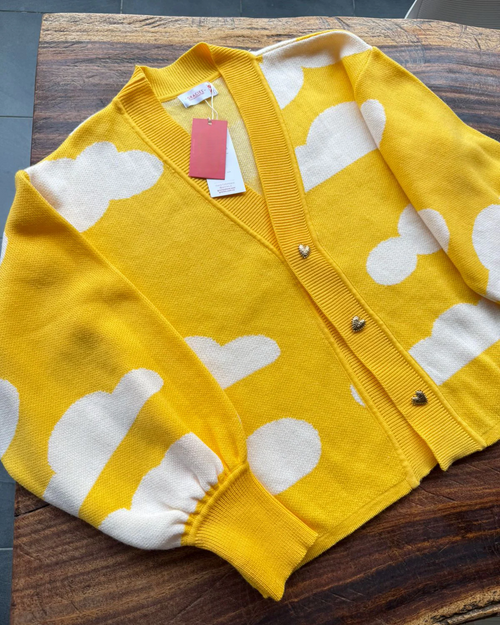 Sweater Yellow Clouds