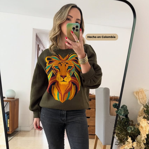 Sweater León Green.