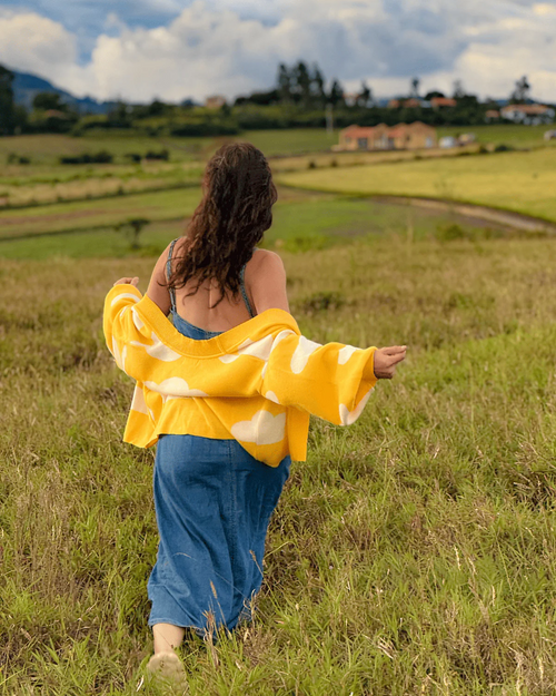 Sweater Yellow Clouds