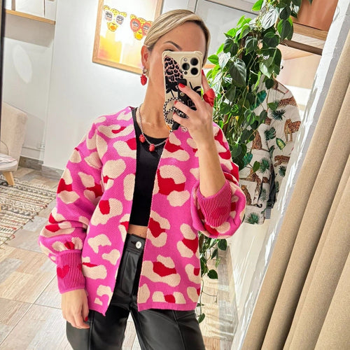Sweater Animal Fucsia