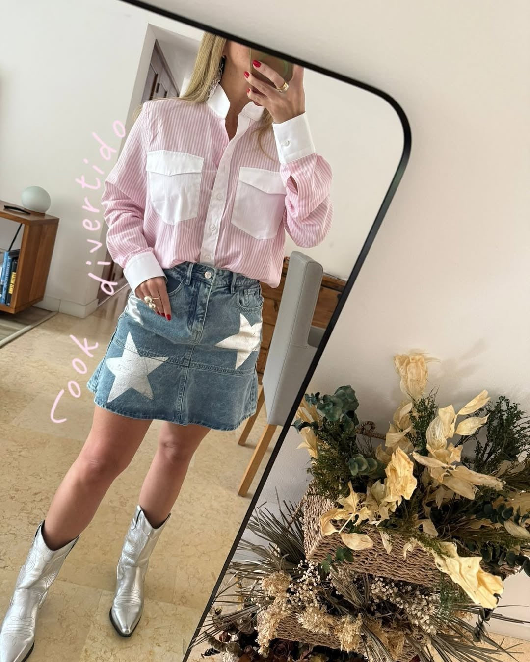 Camisa Mao Pink