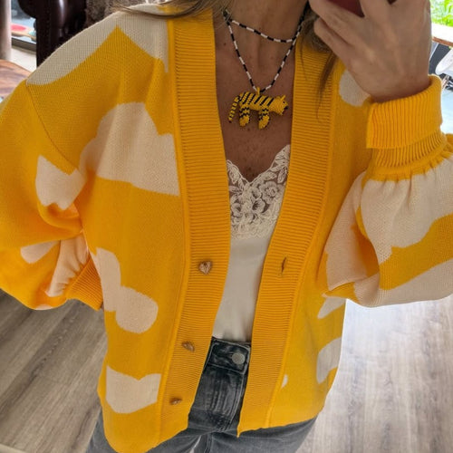 Sweater Yellow Clouds