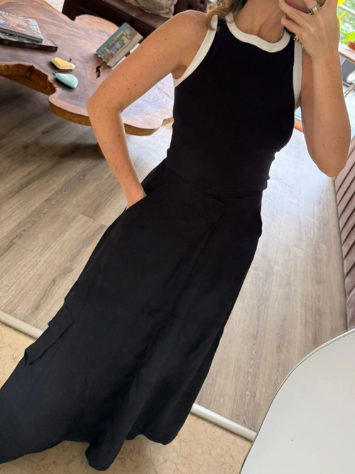 Top Esqueleto  Black