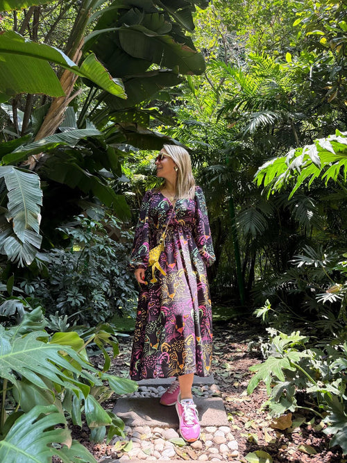 Vestido Midi Panteras