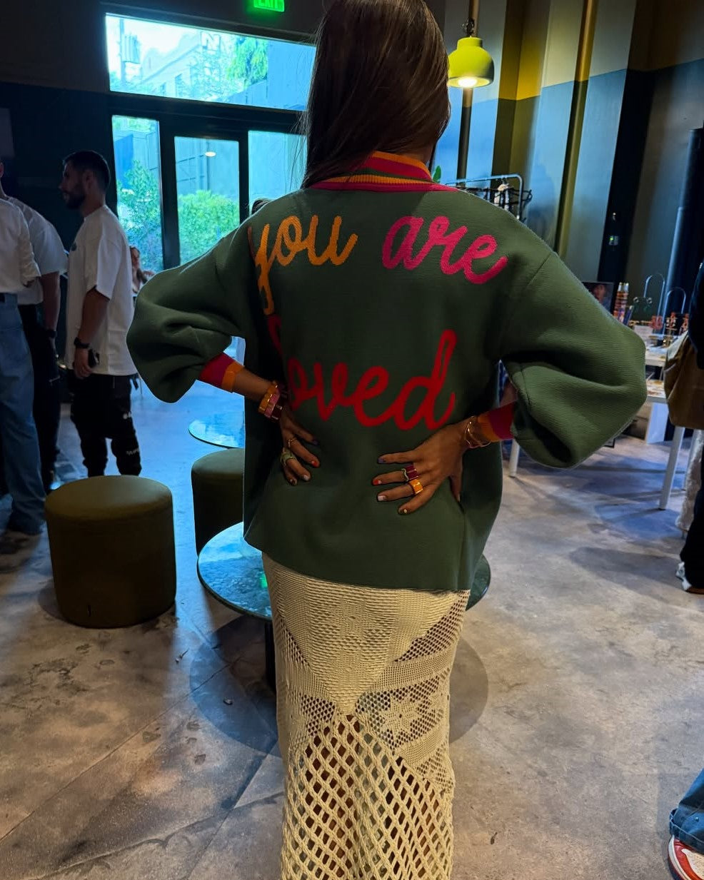 Sweater Loved Heart Golden