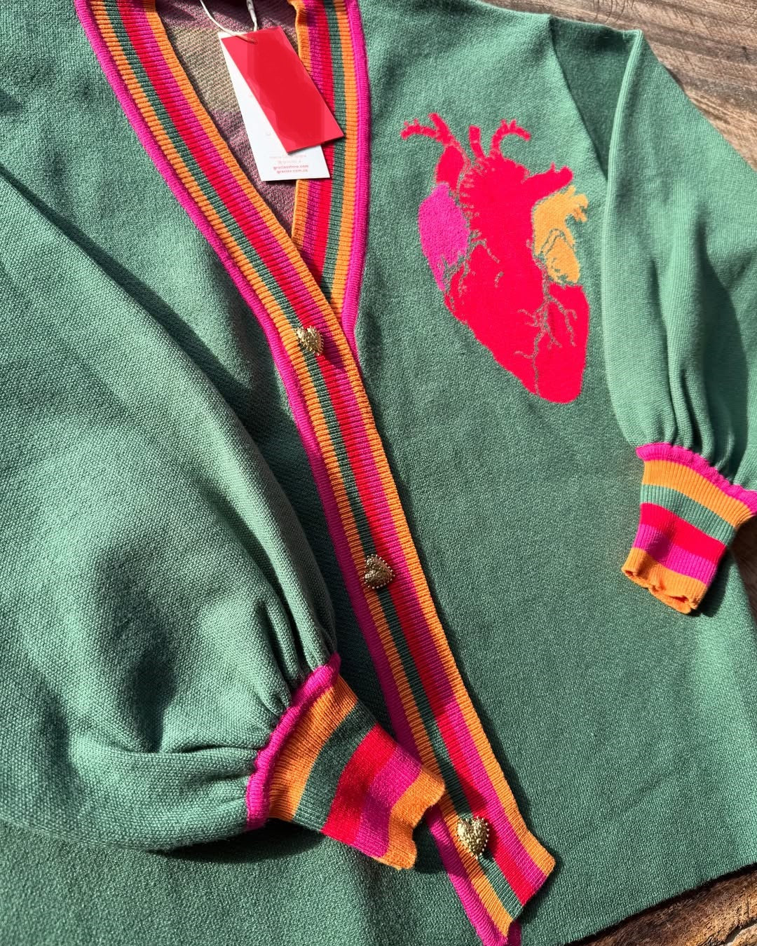 Sweater Loved Heart Golden