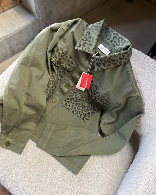 Camisa Animal Green