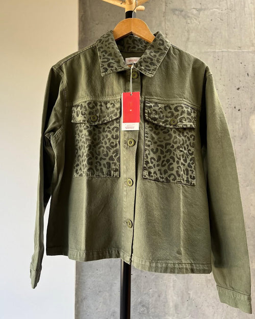 Camisa Animal Green