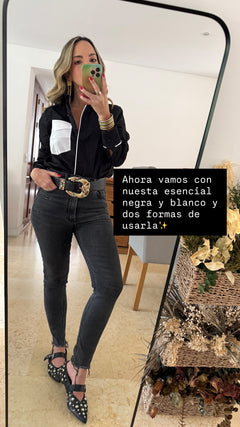 Camisa Black & White