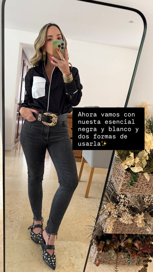 Camisa Black & White