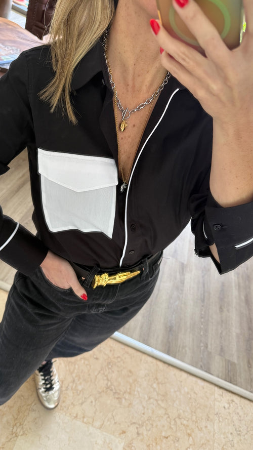 Camisa Black & White