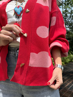 Sweater Red Clouds