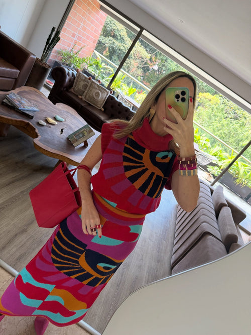 Chaleco Magenta