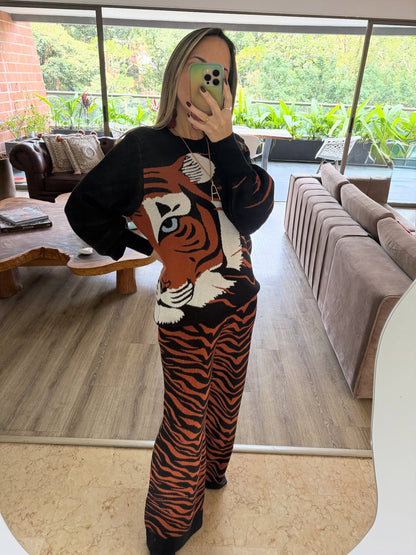 Pantalón Tigre Negro