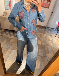 Camisa Indigo Heart´s