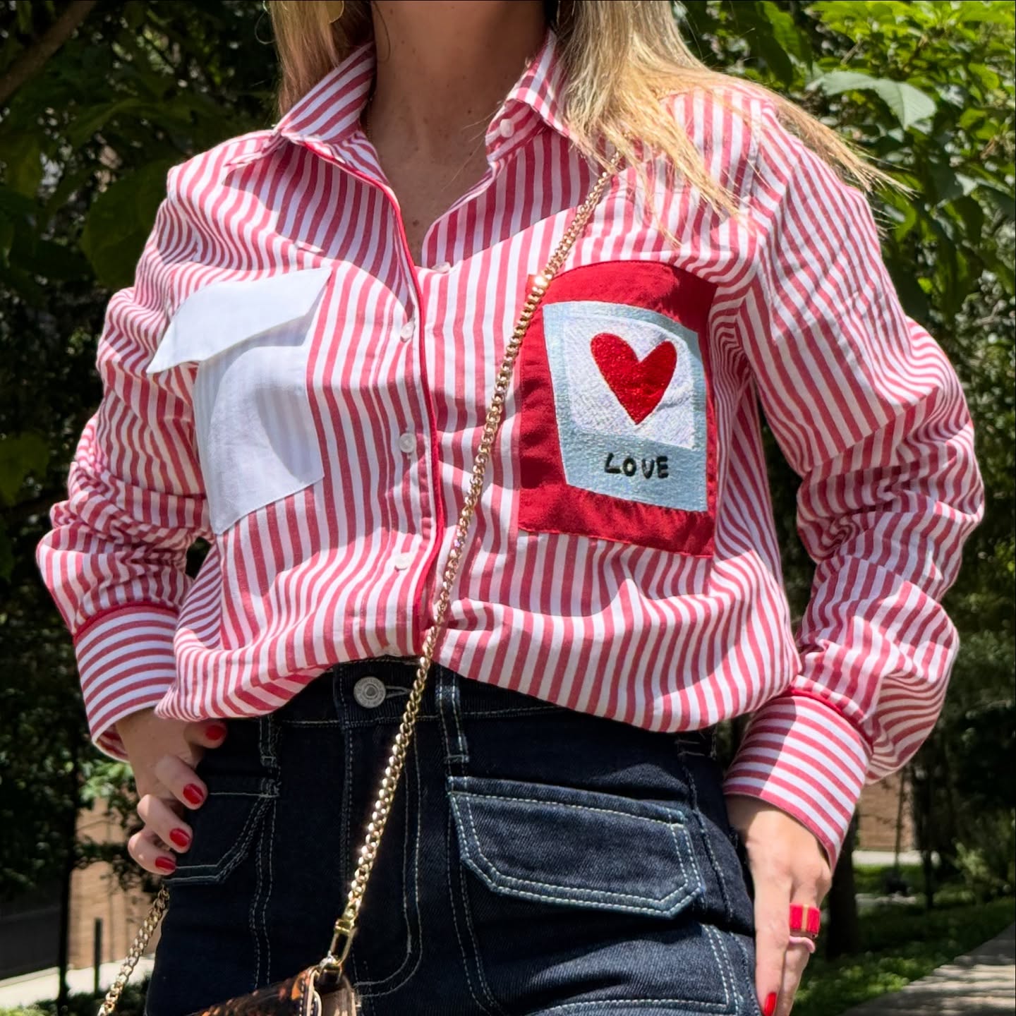 Camisa Rayas Pink