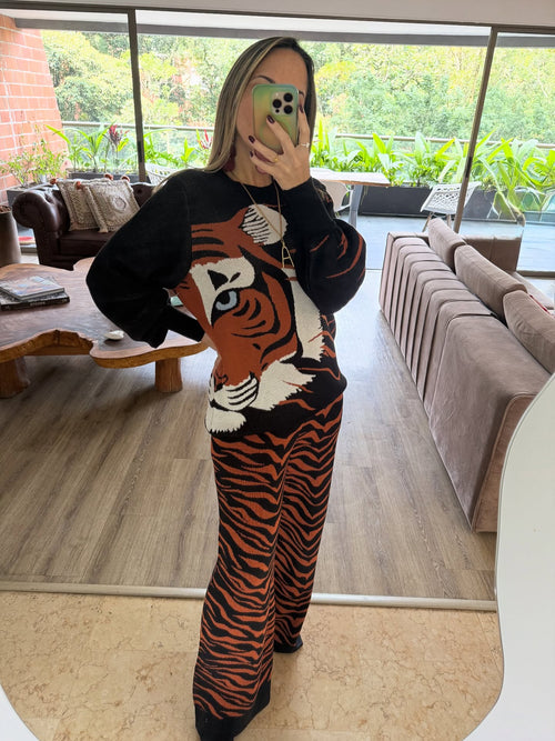 Pantalón Tigre Negro