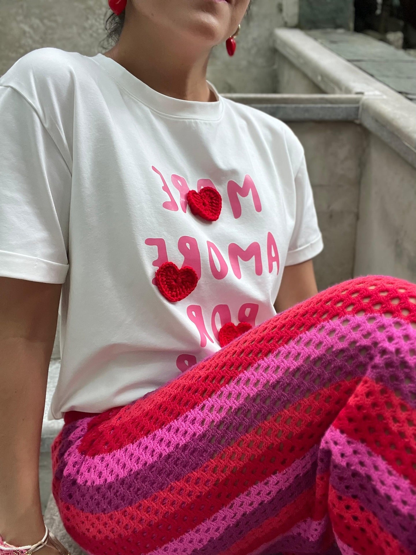 Set Calados Fucsia