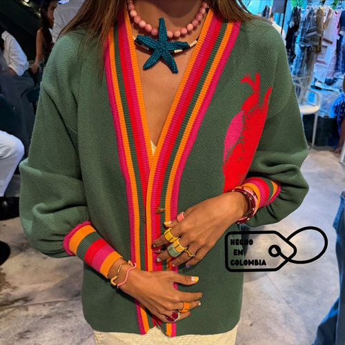 Sweater Loved Heart Golden