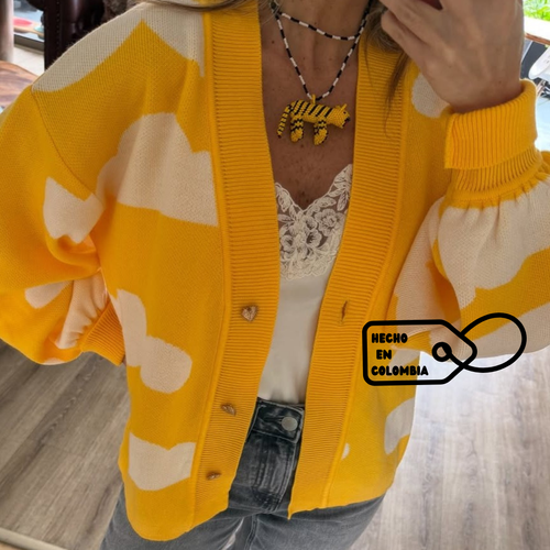Sweater Yellow Clouds