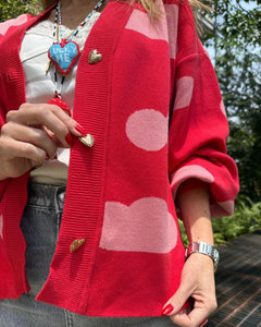 Sweater Red Clouds
